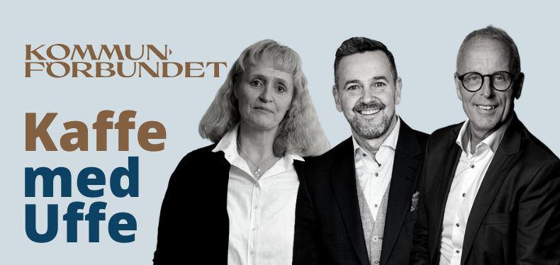 Kaffe med Uffe 15.11 med Marianne PEkola-Sjöblom (KF) och Palle Lundberg (SKR).